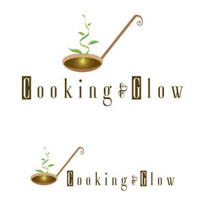 ArtStudio MAI (minami-mi-natz)さんの飲食店「Cooking&Glow」のロゴへの提案