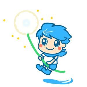 E.crayon (yuuuuuu_ecolibra)さんのHPやブログで使うキャラクターデザイン。「そよかぜくん」２～３頭身　女性受け可愛らしい清潔感あるへの提案