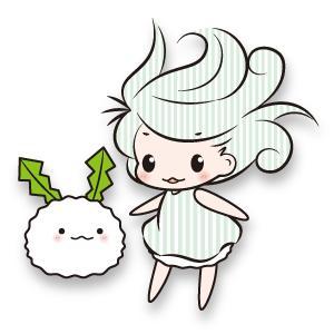 甘枝くら (mizuiroxx)さんのHPやブログで使うキャラクターデザイン。「そよかぜくん」２～３頭身　女性受け可愛らしい清潔感あるへの提案
