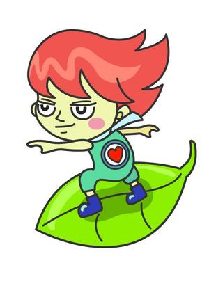 yuh (yuhmanta)さんのHPやブログで使うキャラクターデザイン。「そよかぜくん」２～３頭身　女性受け可愛らしい清潔感あるへの提案