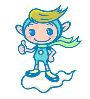ohmorin (ohmorin)さんのHPやブログで使うキャラクターデザイン。「そよかぜくん」２～３頭身　女性受け可愛らしい清潔感あるへの提案