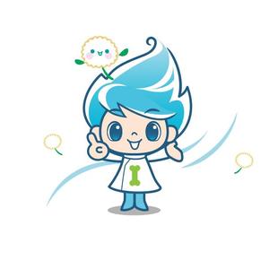 makiko_f (makiko_f)さんのHPやブログで使うキャラクターデザイン。「そよかぜくん」２～３頭身　女性受け可愛らしい清潔感あるへの提案