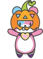 loveinko (loveinko)さんのハロウインのクマのかわいいキャラクターデザインへの提案