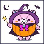 Gu333 ()さんのハロウインのクマのかわいいキャラクターデザインへの提案