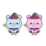 Gu333 ()さんのハロウインのクマのかわいいキャラクターデザインへの提案