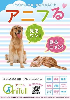 kinakina (kinakina)さんのペット系情報ポータルサイトの立ち上げに伴う宣伝ポスターのデザインへの提案
