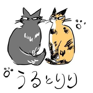akiko-k ()さんの姉妹猫「るうとりり」の食器用キャラクターデザイン　への提案