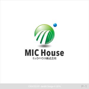 dari88 Design (dari88)さんの不動産売買仲介業 MIC house カタカナの場合 ミックハウス株式会社 ロゴへの提案