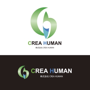 カールおじさん ()さんの地方新設人材会社CREA HUMANのロゴへの提案