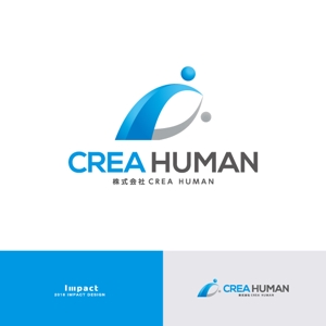 Impactさんの地方新設人材会社CREA HUMANのロゴへの提案