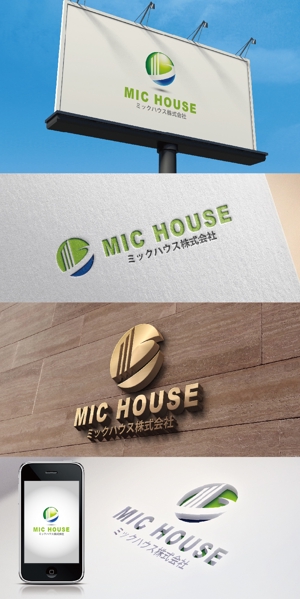 k_31 (katsu31)さんの不動産売買仲介業 MIC house カタカナの場合 ミックハウス株式会社 ロゴへの提案