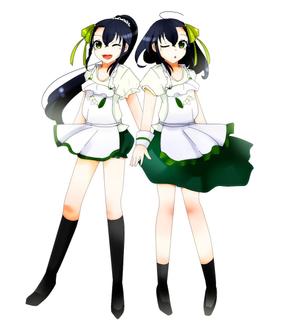 Aile (Aile)さんの双子のキャラクターデザインへの提案
