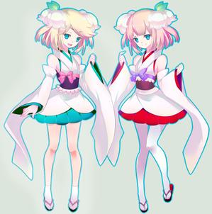rahatoさんの双子のキャラクターデザインへの提案