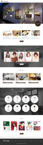 Inagaki (MuTyo024)さんのヘアサロンのホームページ・トップページデザインの募集【※コーディングなし】への提案