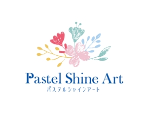 ririri design works (badass_nuts)さんの日本パステルシャインアート協会のロゴへの提案