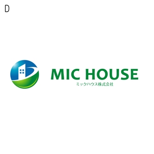 miru-design (miruku)さんの不動産売買仲介業 MIC house カタカナの場合 ミックハウス株式会社 ロゴへの提案