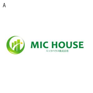 miru-design (miruku)さんの不動産売買仲介業 MIC house カタカナの場合 ミックハウス株式会社 ロゴへの提案