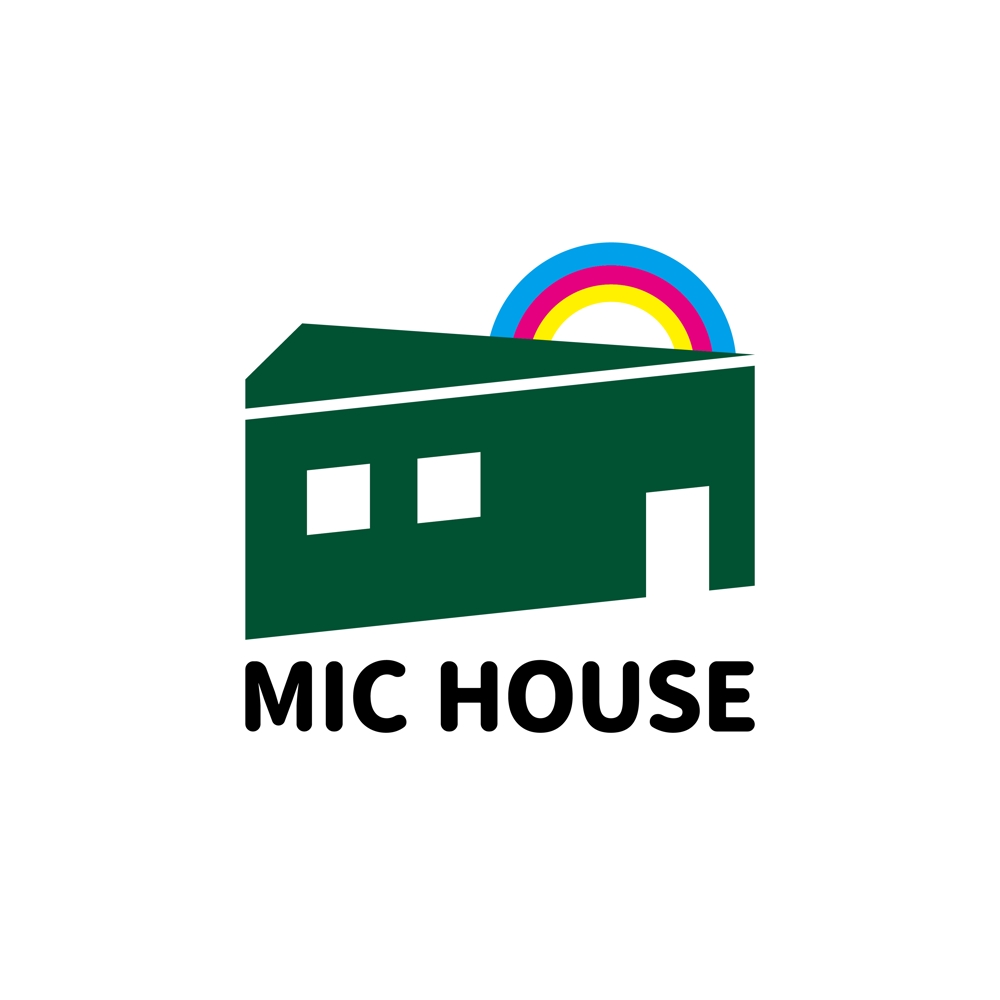 不動産売買仲介業 MIC house カタカナの場合 ミックハウス株式会社 ロゴ
