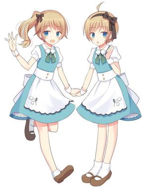 バルフォア ()さんの双子のキャラクターデザインへの提案