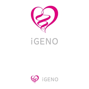 仲藤猛 (dot-impact)さんのDNA遺伝子検査　「iGENO」のロゴへの提案