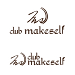 HNdsgnさんの飲食店 クラブ「make self」のロゴへの提案