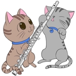 WEB屋 Iduna (iduna)さんの2匹のネコのキャラクターデザインへの提案