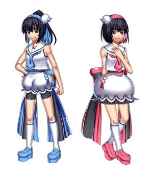 空石 (soraisi0505)さんの双子のキャラクターデザインへの提案