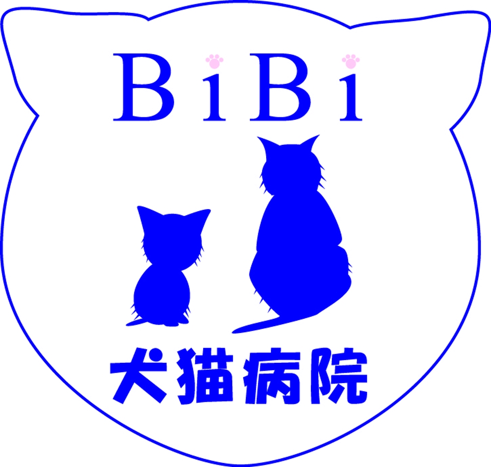 動物病院「BiBi犬猫病院」のロゴ
