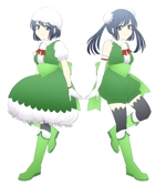 natumin (natumin)さんの双子のキャラクターデザインへの提案