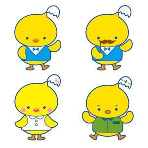 three_plus ()さんのユニフォーム専門店「ことりや」のキャラクターデザインへの提案
