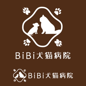 rogi_kiyo (rogi_kiyo)さんの動物病院「BiBi犬猫病院」のロゴへの提案