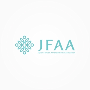 noneさんの花関係の日本／タイでの教室展開 JapanFlowerArrangementAssociation(JFAA)のロゴへの提案