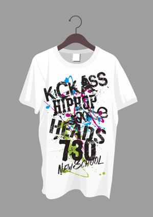 ebi88 (ebi88)さんのキッズから大人まで着るHIPHOPダンスのTシャツデザインへの提案