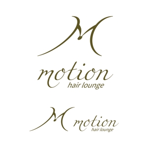 ArtStudio MAI (minami-mi-natz)さんの！！！美容室！！！「motion」のロゴへの提案