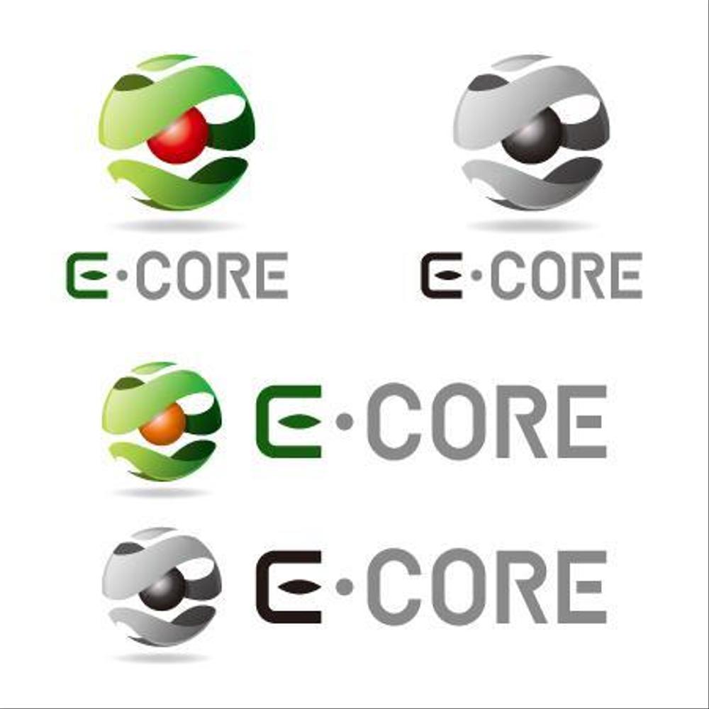 「Ｅ・ＣＯＲＥ」のロゴ作成