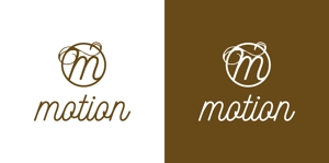 ririri design works (badass_nuts)さんの！！！美容室！！！「motion」のロゴへの提案