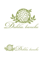 NANA DESIGN (nanadesign)さんの教室ポーセラーツサロン 「Dahlia blanche」のロゴへの提案