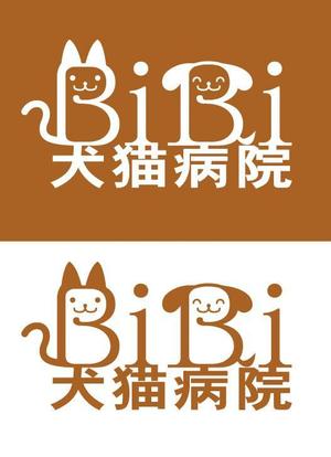 可成屋 (shiruhi)さんの動物病院「BiBi犬猫病院」のロゴへの提案