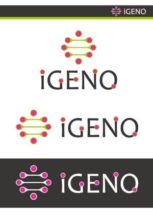jewelryamy (jewelryamy0307)さんのDNA遺伝子検査　「iGENO」のロゴへの提案