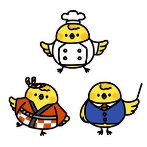 Kinonecco (kinonecco)さんのユニフォーム専門店「ことりや」のキャラクターデザインへの提案