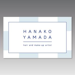 harmonia design (harmonia51)さんのヘアメイクアーティストの名刺デザインへの提案