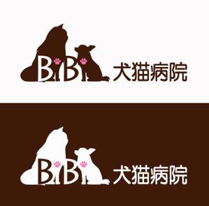 Hareru (grd1252km)さんの動物病院「BiBi犬猫病院」のロゴへの提案