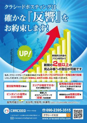 Sachi (hanaraseo)さんのポスティング会社　「クラシード大分」のチラシへの提案
