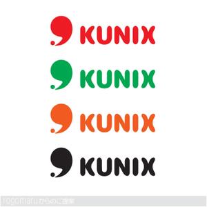 ロゴ研究所 (rogomaru)さんの「KUNIX」のロゴ作成への提案