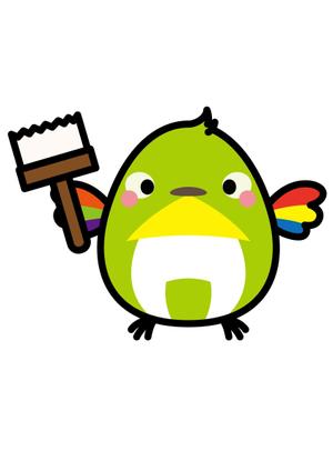 syow（イラスト・キャラデザなど） (n_sho)さんのユルキャラ系ウグイスのイラストへの提案