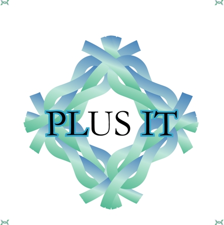 デザイン工房　初咲 (hatsuzaki)さんの「PLUS IT」のロゴ作成への提案
