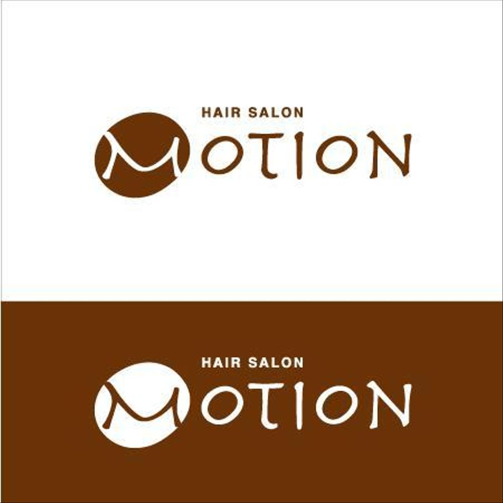 ！！！美容室！！！「motion」のロゴ