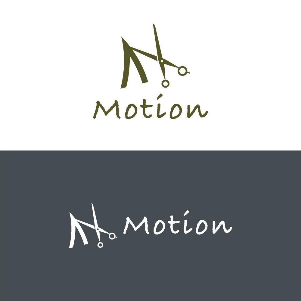 ！！！美容室！！！「motion」のロゴ