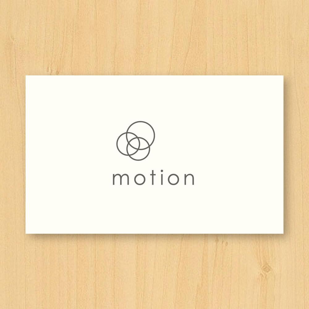 ！！！美容室！！！「motion」のロゴ
