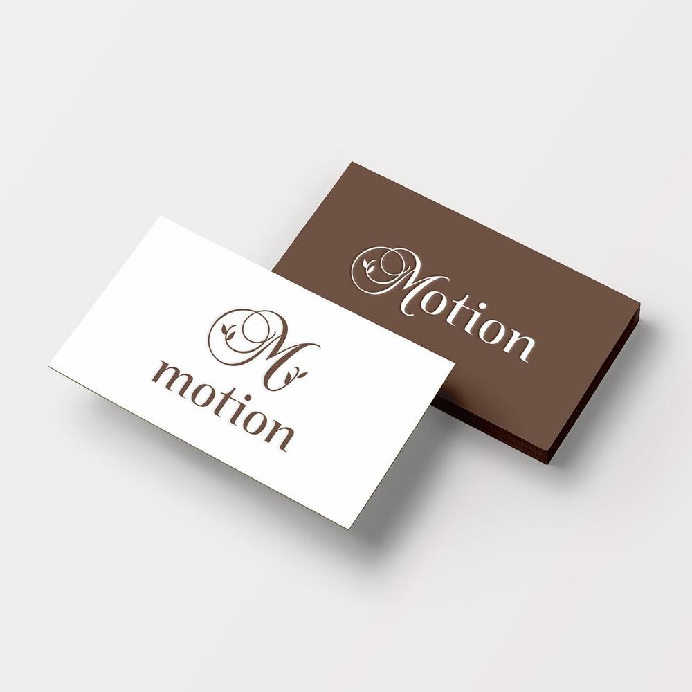 ！！！美容室！！！「motion」のロゴ